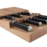 Shun 15 Slot In-Drawer Bamboo Knife Tray
