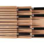 Shun 15 Slot In-Drawer Bamboo Knife Tray