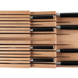 Shun 15 Slot In-Drawer Bamboo Knife Tray