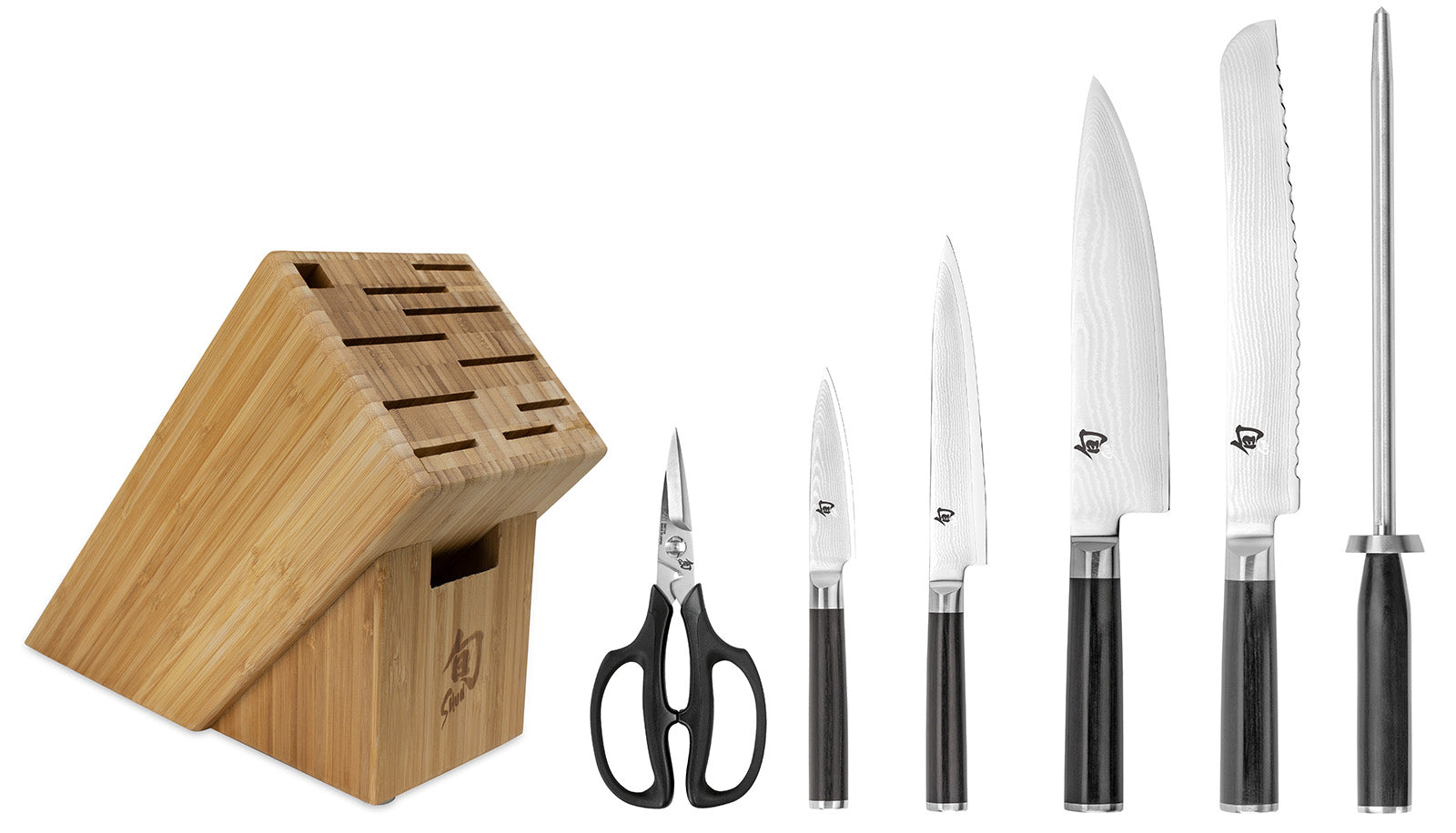 Shun Classic 7 Piece Knife Block Set DM2003B