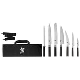 Shun Classic 8-Piece Student Knife Set with Knife Roll
