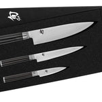 Shun Classic 3 Piece Starter Set, Chef's Knife, Paring Knife, Utility Knife