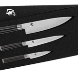 Shun Classic 3 Piece Starter Set, Chef's Knife, Paring Knife, Utility Knife