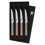 Shun Classic Blonde 4 Pc Steak Knife Set