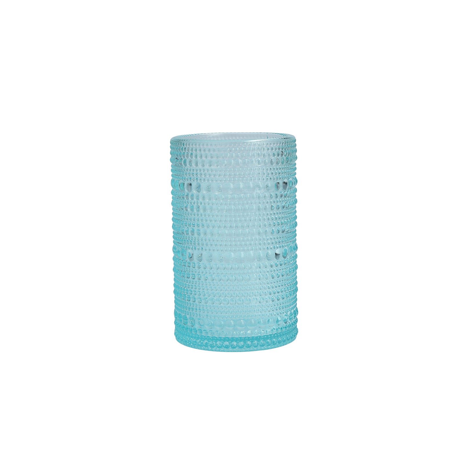 D&V By Fortessa Jupiter Iced Beverage Glass, 13 ounce, Set of 6, Pool Blue