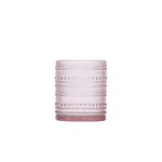 D&V By Fortessa Jupiter Double Old Fashion Glass, 10 ounce, Set of 6, Pink