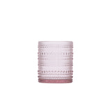 D&V By Fortessa Jupiter Double Old Fashion Glass, 10 ounce, Set of 6, Pink