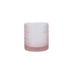 D&V By Fortessa Jupiter Triple Old Fashion Glass, 13.9 ounce, Set of 6, Pink
