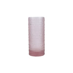 D&V By Fortessa Jupiter Highball Fashion Glass, 10.8 ounce, Set of 6, Pink