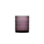 D&V By Fortessa Jupiter Double Old Fashion Glass, 10 ounce, Set of 6, Purple