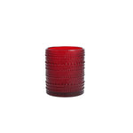 D&V By Fortessa Jupiter Double Old Fashion Glass, 10 ounce, Set of 6, Red