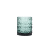 D&V By Fortessa Jupiter Double Old Fashion Glass, 10 ounce, Set of 6, Sage