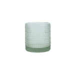 D&V By Fortessa Jupiter Triple Old Fashion Glass, 13.9 ounce, Set of 6, Sage