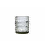 D&V By Fortessa Jupiter Double Old Fashion Glass, 10 ounce, Set of 6, Smoke Gray