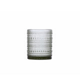 D&V By Fortessa Jupiter Double Old Fashion Glass, 10 ounce, Set of 6, Smoke Gray