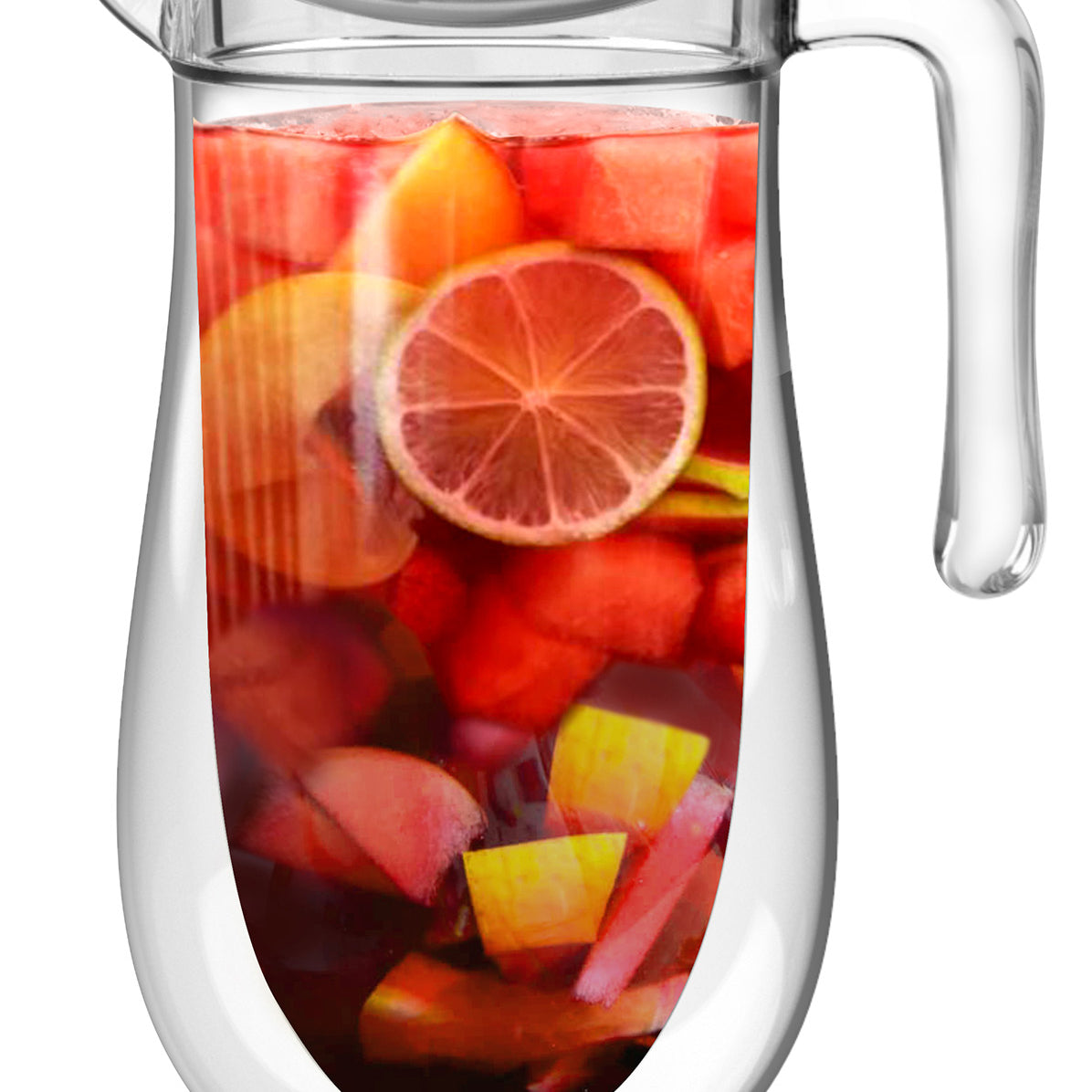 Prodyne Stay Cold Double Wall insulated Acrylic Pitcher, 64 ounce