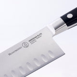 Messermeister Meridian Elite 7-Inch Kullenschliff Santoku Knife
