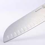 Messermeister Meridian Elite 7-Inch Kullenschliff Santoku Knife