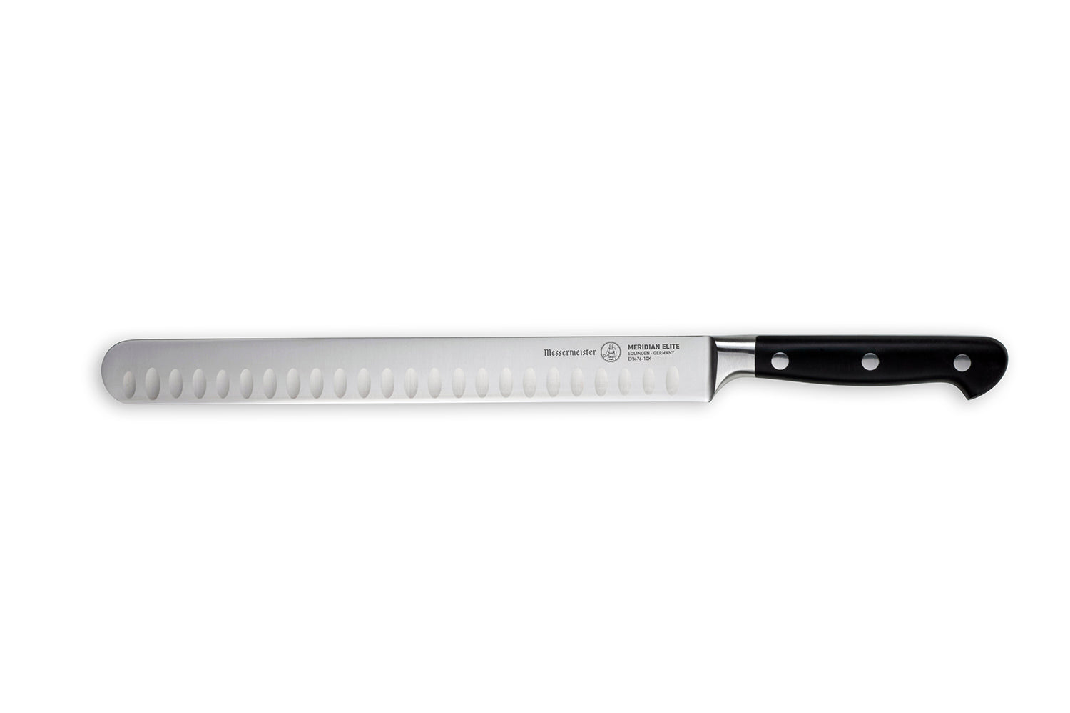 Messermeister Meridian Elite 10-Inch Round Tip Kullenschliff Slicer