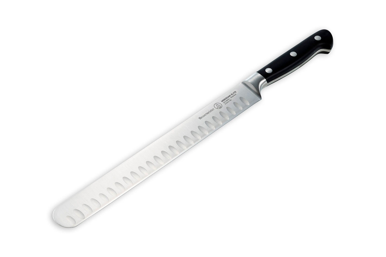 Messermeister Meridian Elite 10-Inch Round Tip Kullenschliff Slicer