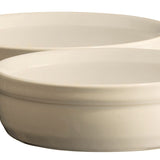 Emile Henry Made in France 8.5 oz Creme Brulee, Set of 2, 5" by 1.5", Clay