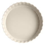 Emile Henry 12.6" x 2.2" Extra Large Deep Tart Dish, Clay