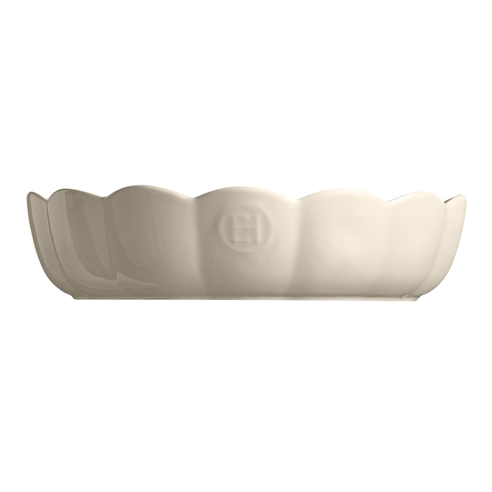 Emile Henry Madeleine Round Cake Dish, Clay