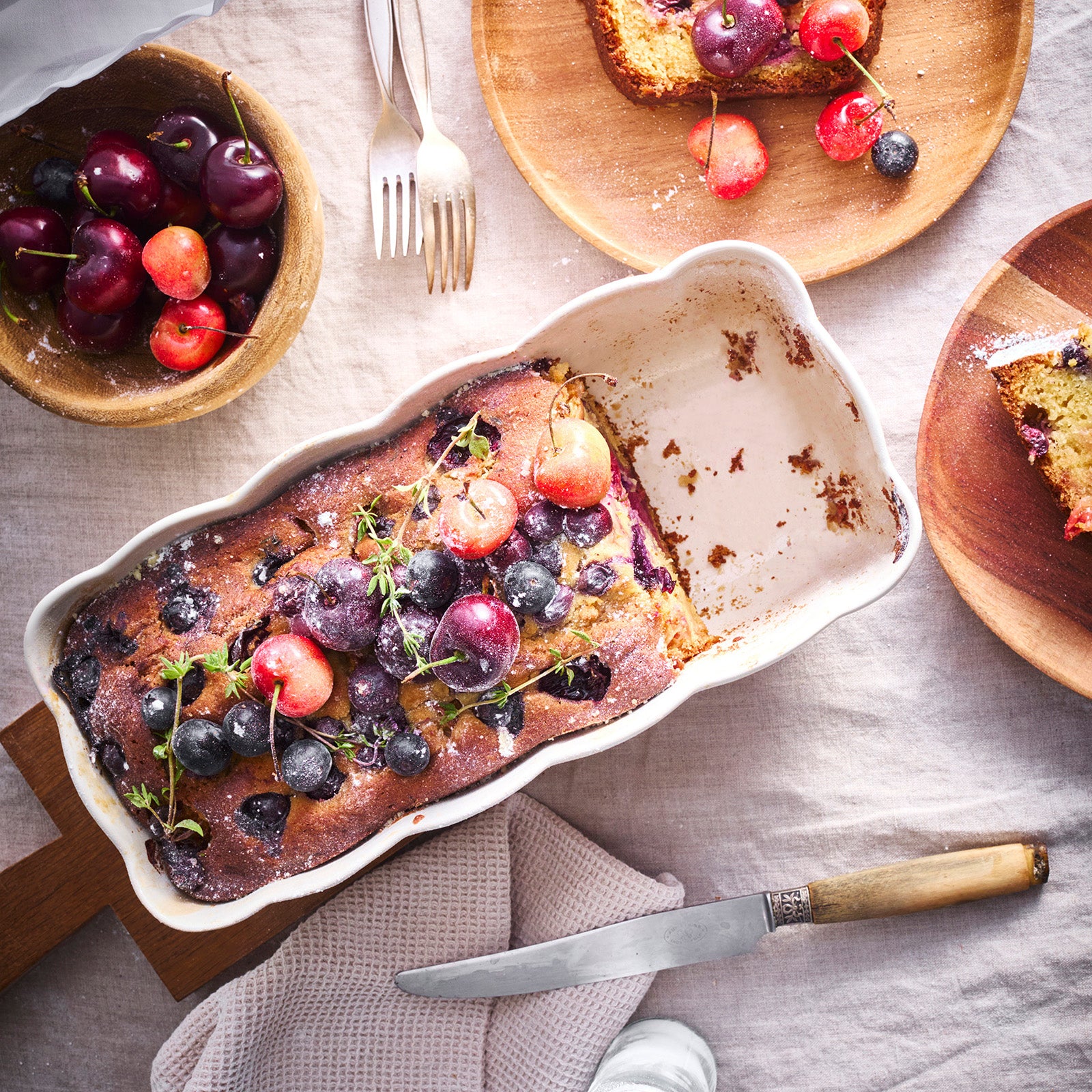 Emile Henry Madeleine Ceramic Loaf Pan, Clay