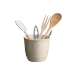 Emile Henry Utensil Pot, 4.5-Inch Diameter x 5.1-Inch High, Clay