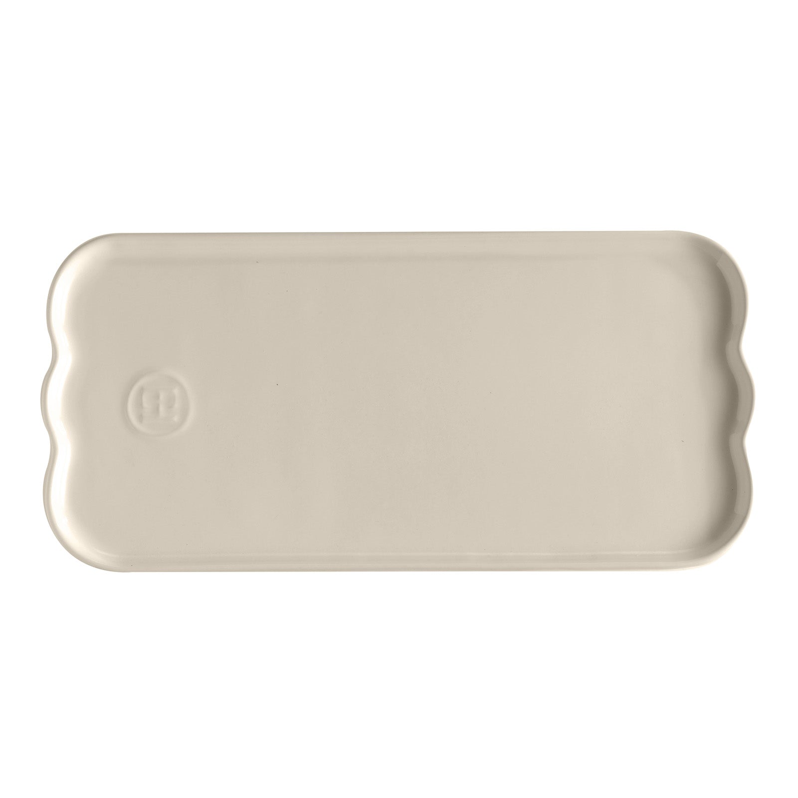 Emile Henry Madeleine Ceramic Serving Platter, Clay