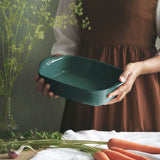 Emile Henry Small Rectangle Baking Dish Ultime, 11.5" X 7.5", Cedar