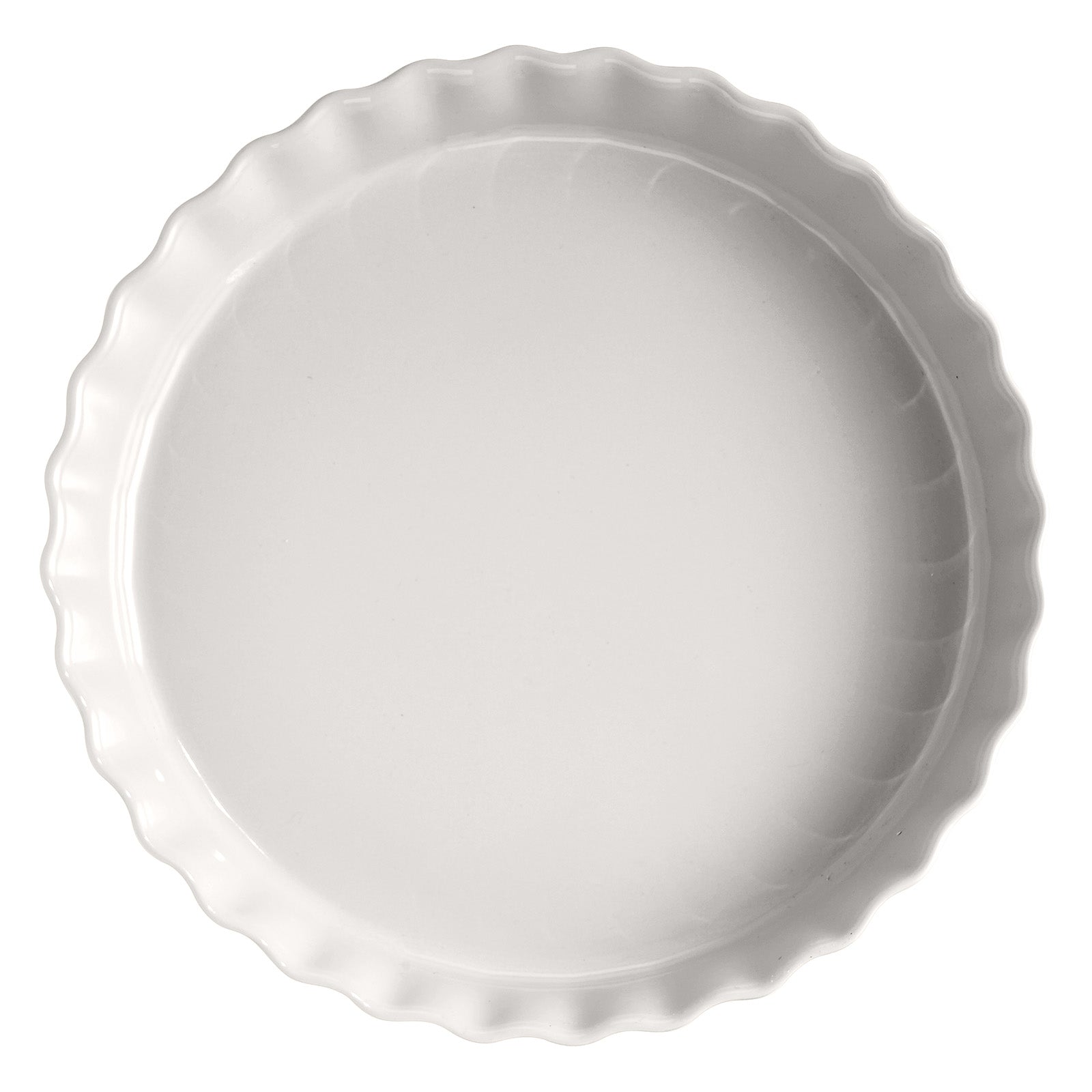 Emile Henry 12.6" x 2.2" Extra Large Deep Tart Dish, Flour
