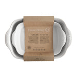 Emile Henry Rectangular Baking Dish, Set of 2, 2.4 qt, 3.8 qt, Flour