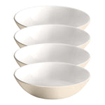 Emile Henry Everyday Dinnerware 8.75 Inch Pasta Bowl, 1 Qt, Sugar, Set of 4
