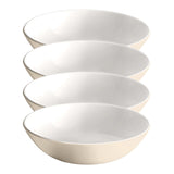 Emile Henry Everyday Dinnerware 8.75 Inch Pasta Bowl, 1 Qt, Sugar, Set of 4