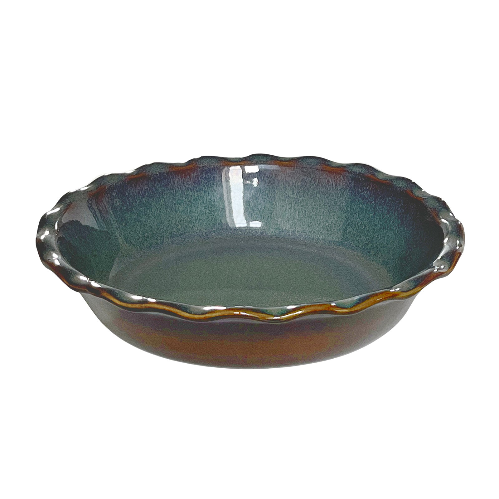 Emile Henry 175th Anniversary Pie Dish, Blue/Sable