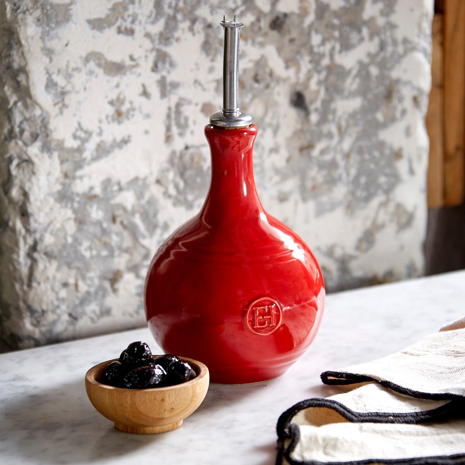 Emile Henry Vinegar Cruet, Made in France
