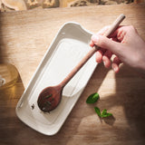 Emile Henry Made in France Spoon Rest, Burgundy