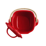 Emile Henry Compost Bin, Burgundy