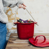 Emile Henry Compost Bin, Burgundy