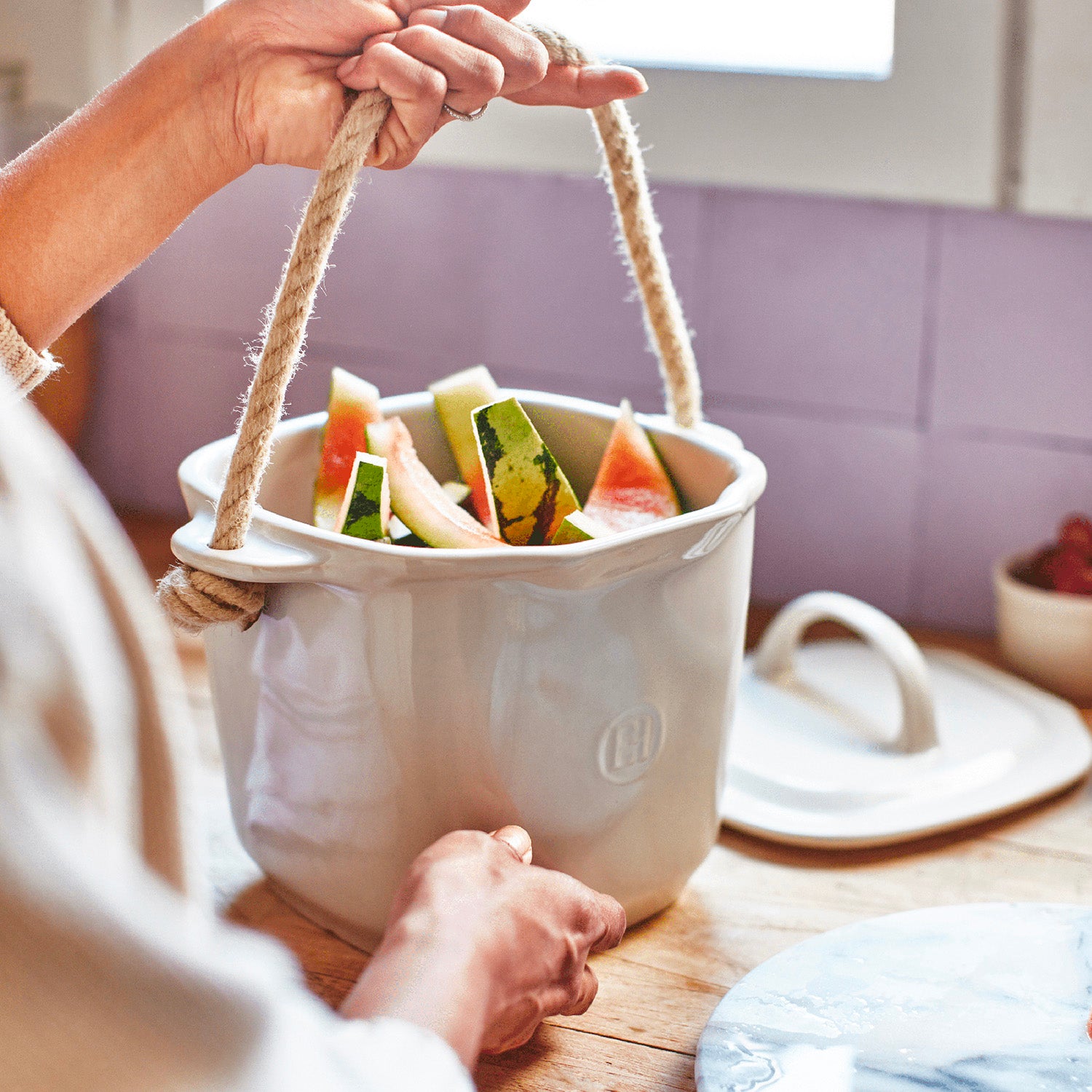 Emile Henry Compost Bin