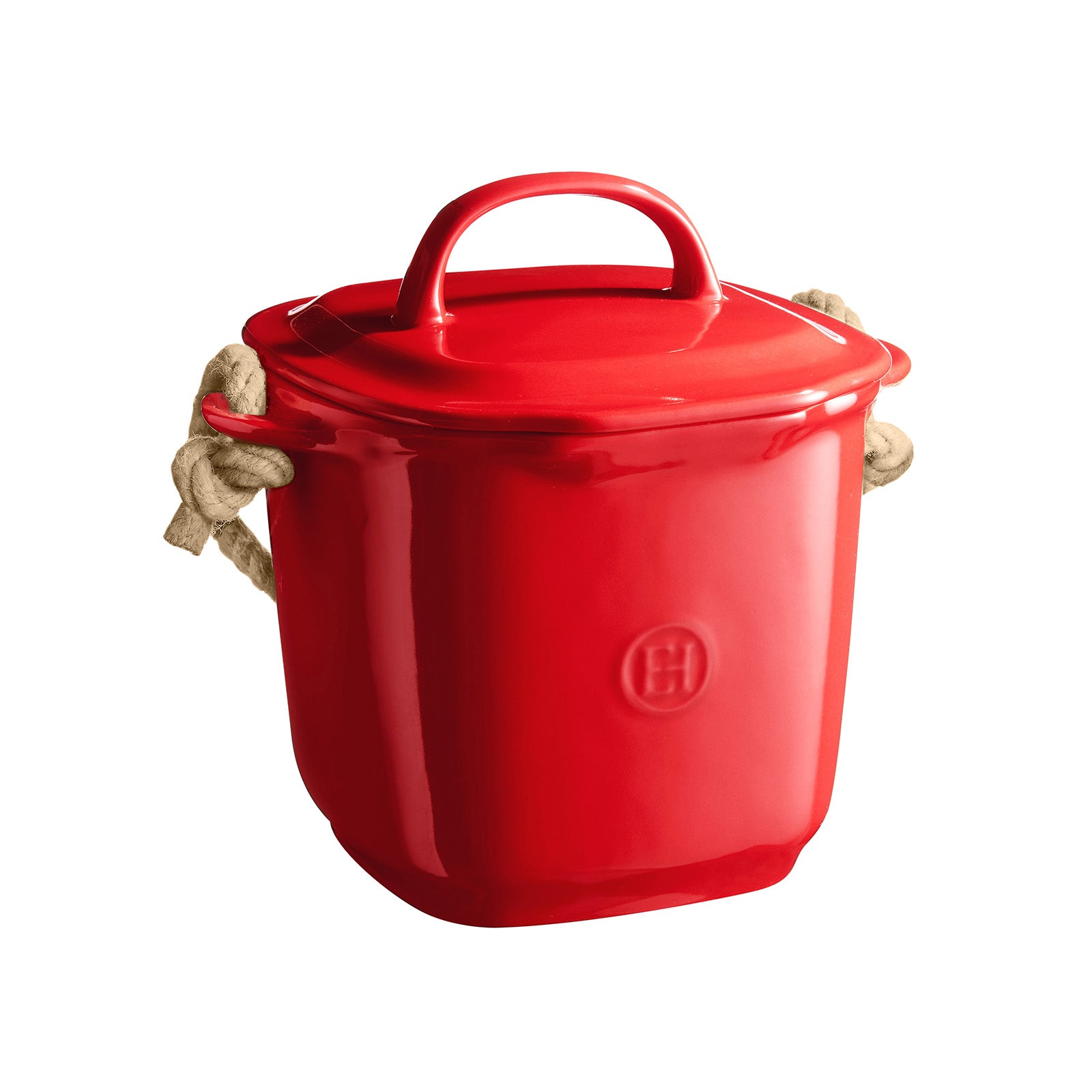 Emile Henry Compost Bin, Burgundy
