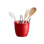 Emile Henry Utensil Pot, 4.5-Inch Diameter x 5.1-Inch High, Burgundy