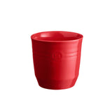 Emile Henry Large Utensil Pot, 6.3-Inch Diameter x 6.7-Inch High, Burgundy