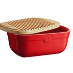 Emile Henry Bread Box, Burgundy