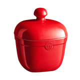 Emile Henry Cookie Jar, Burgundy