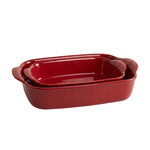 Emile Henry Rectangular Baking Dish, Set of 2, 2.4 qt, 3.8 qt