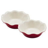 Emile Henry Mini Pie Dish, Set of 2, Rouge