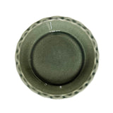 Emile Henry 175th Anniversary Pie Dish, Green/Ivory