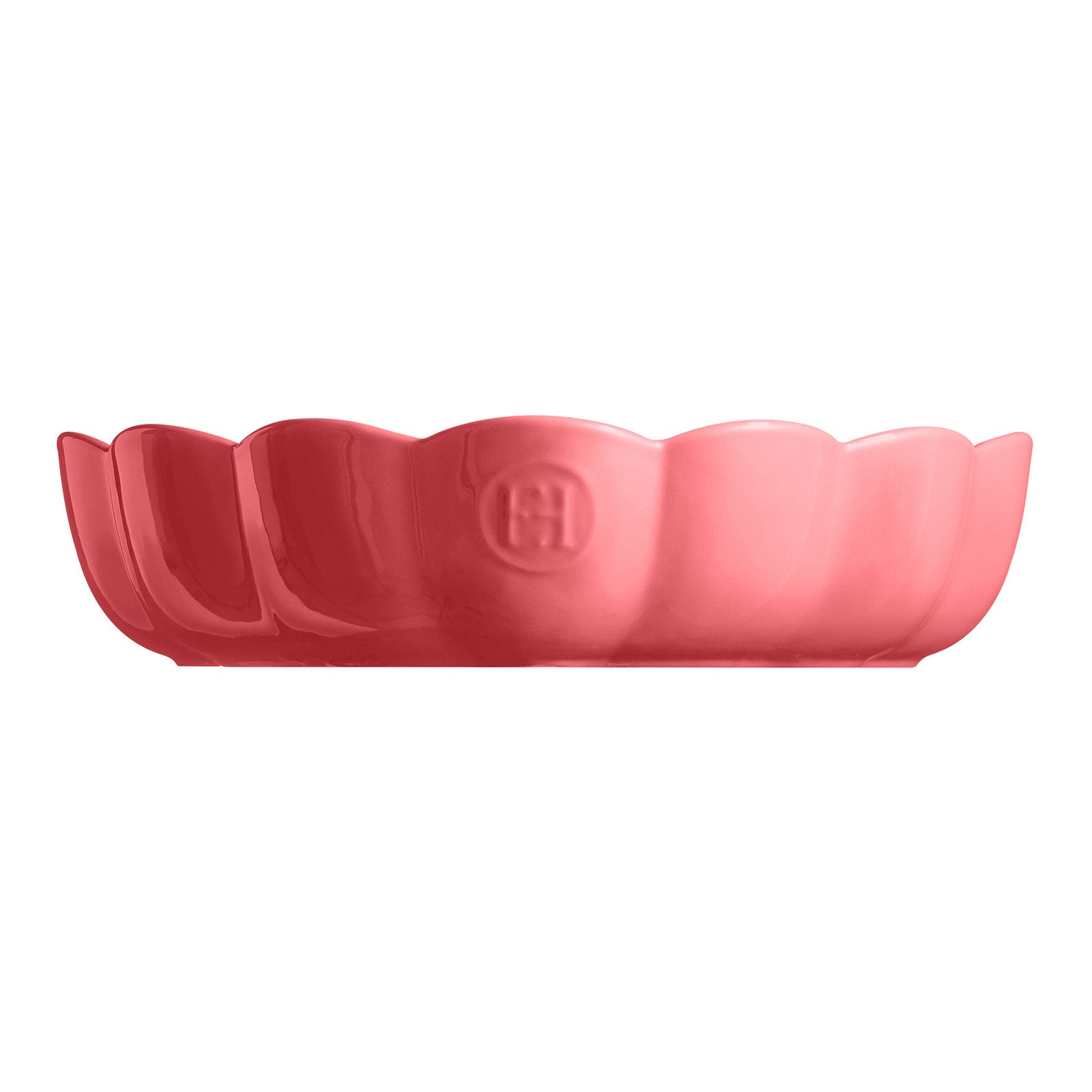 Emile Henry Madeleine Heart Shaped Cake Dish, Rose